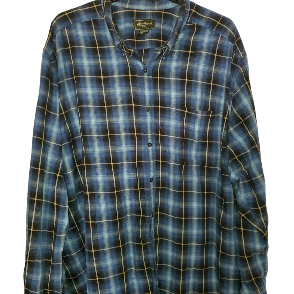 Eddie Bauer long sleeve plaid shirt